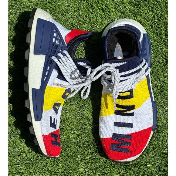 Adidas Pharell Williams Billionaire Boys Club "HEART/MIND" sneakers Men’s Sz 5.5 - Picture 2 of 11